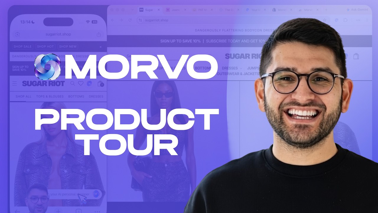 Morvo AI personal shopper product demo video thumbnail