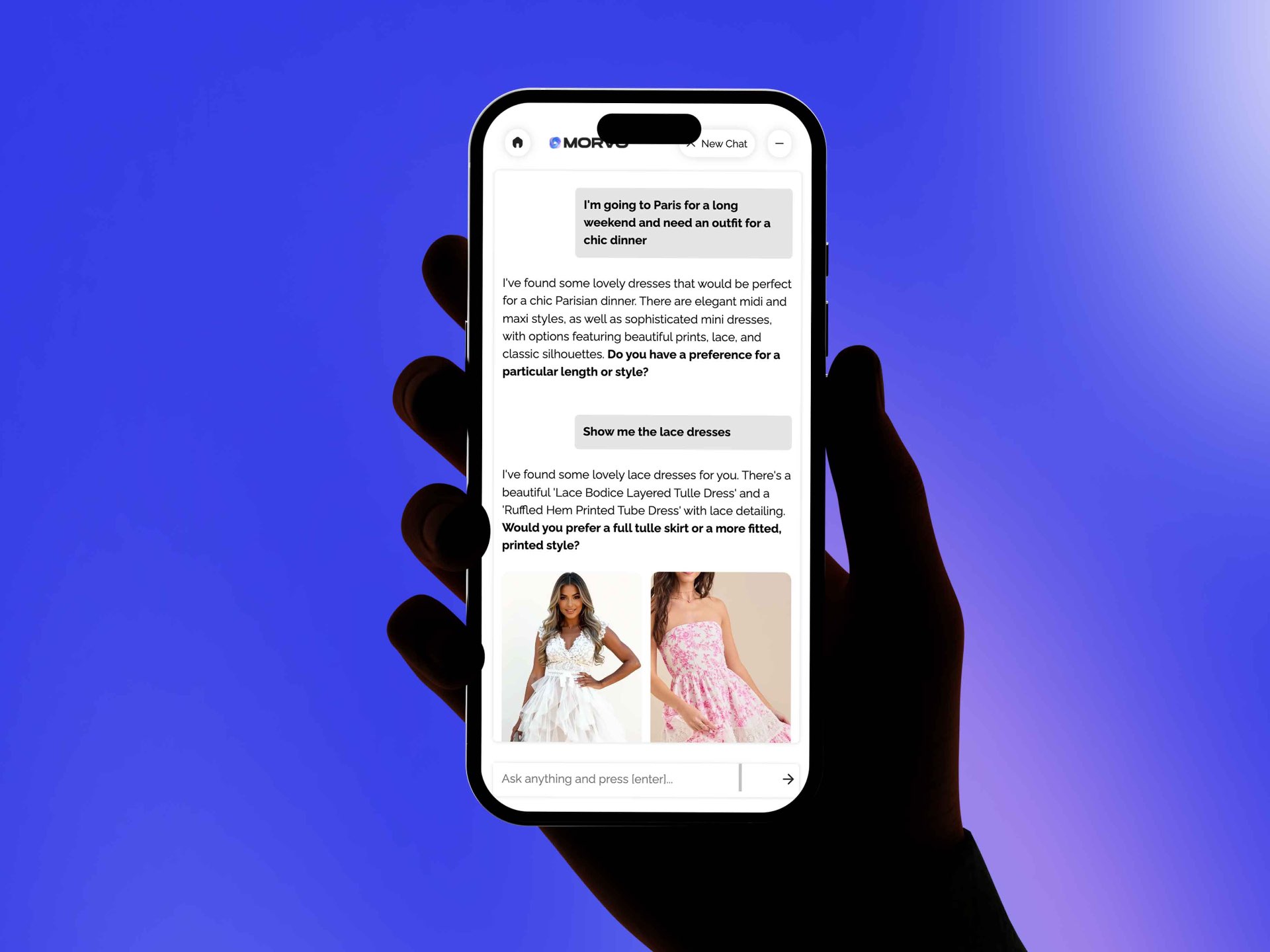 Sugar Riot case study, Morvo AI ecommerce personal shopper results